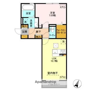 ラテル【1階】の間取り