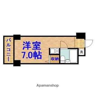 ヴィレッジハウス千葉南 A【3階】の間取り