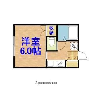 プチフォレスト【102号室】の間取り