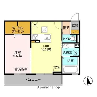 アメニティーなかにしⅣ【1階】の間取り