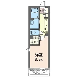 CIEL(シエル)【301号室】の間取り