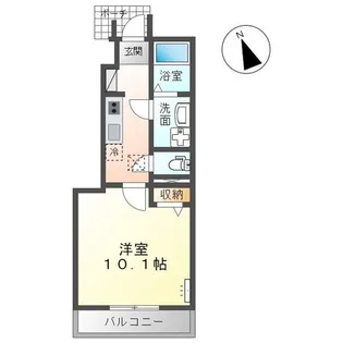 レウイシア【1階】の間取り