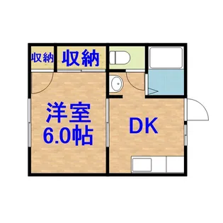 アフロディーテ【1階】の間取り