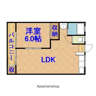 ユーハイツ姉崎【205号室】の間取り