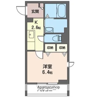 フェリーチェⅡ【2階】の間取り