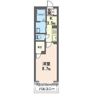 プリマヴェーラ【203号室】の間取り