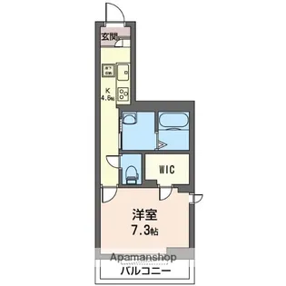プリマヴェーラ【101号室】の間取り