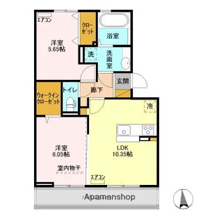 オーフィングⅡ【2階】の間取り