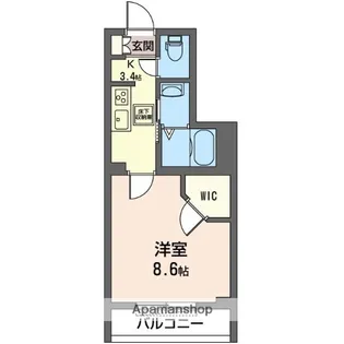 ルーチェ【1階】の間取り
