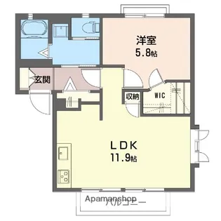 ラ プラージュD【2階】の間取り