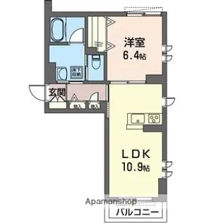 グラン・レーヴェA【1階】の間取り