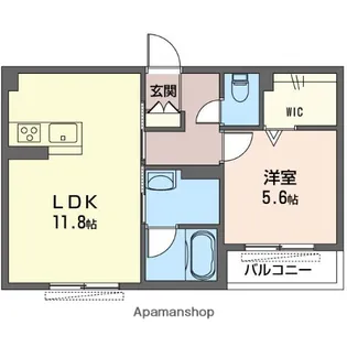 グラン・レーヴェA【2階】の間取り