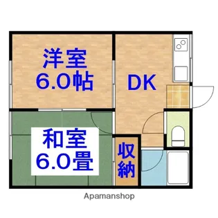 ハイツうるま【102号室】の間取り