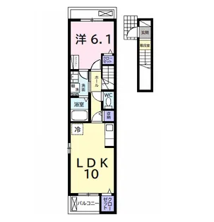アーバンクレスト 凛【2階】の間取り