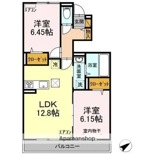リオハイト【1階】の間取り