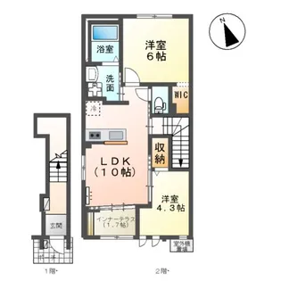 サンテラス宮ノ下【2階】の間取り