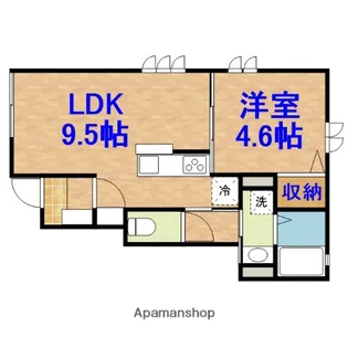 プランドール【101号室】の間取り