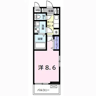 グレイス ハーモニー【2階】の間取り