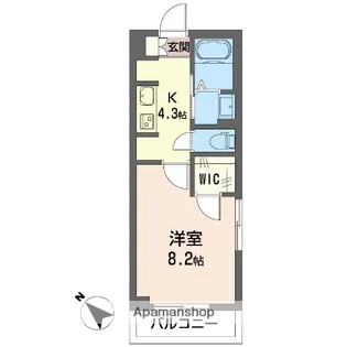 グラン エスト【301号室】の間取り