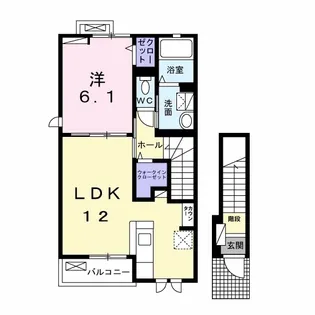 フルール・ド・コリーヌ【2階】の間取り