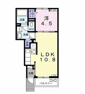 フルール・ド・コリーヌ【1階】の間取り