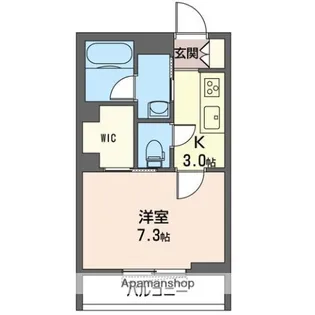 モンブラン【2階】の間取り