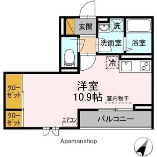 マ・メゾン J 住居【3階】の間取り