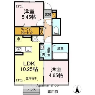 D・ルチア【1階】の間取り