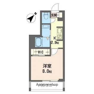 グランクラス潮見ST.【105号室】の間取り