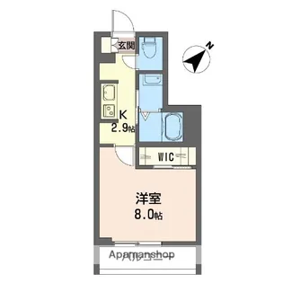 グランクラス潮見ST.【106号室】の間取り