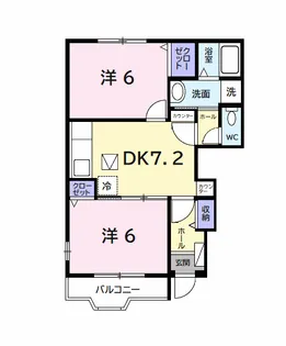 プリムローズ A【1階】の間取り