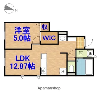 MAISON TRUFFE【102号室】の間取り