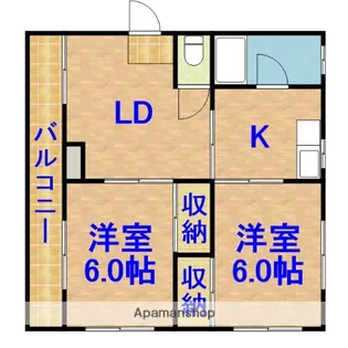スカイレジデンス1号棟【2階】の間取り