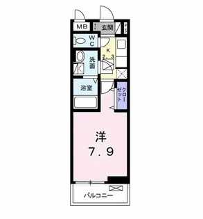 イセミネット市原【1階】の間取り