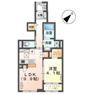 DISNERD【1階】の間取り