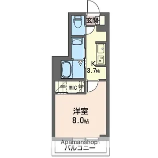 ラ フォンテーヌ【302号室】の間取り