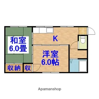 ドリーム八幡【101号室】の間取り