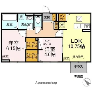 STELLA【1階】の間取り