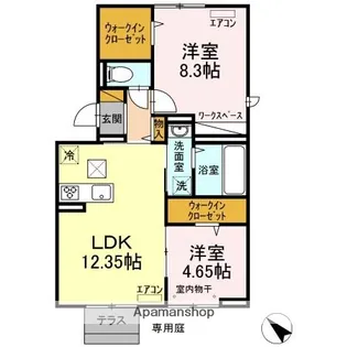 STELLA【1階】の間取り