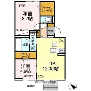 STELLA【1階】の間取り