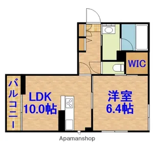 オアシスD【301号室】の間取り