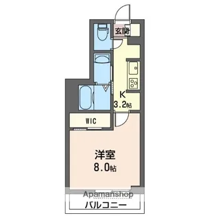 モリス・ステーション【3階】の間取り