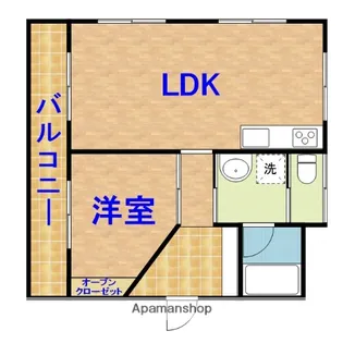 スカイレジデンス2号棟【4階】の間取り