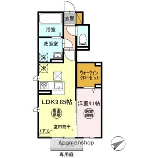 DEPARTUREⅡ【1階】の間取り