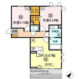 TORISIA N【2階】の間取り