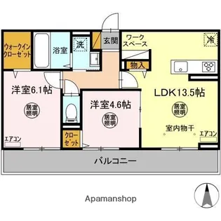 オーフィングⅢ【3階】の間取り