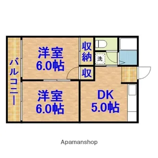 グランジュール五井【101号室】の間取り