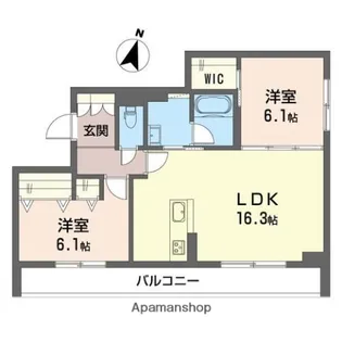 エクセレンス【3階】の間取り