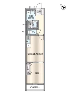 セミカ姉ヶ崎【1階】の間取り