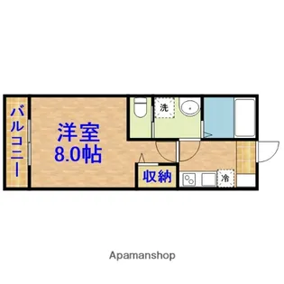 ジーメゾン五井中央西ゼファー【2階】の間取り